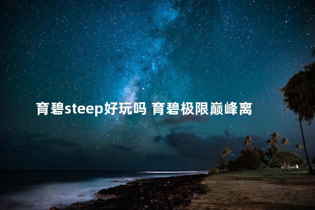 育碧steep好玩吗 育碧极限巅峰离线